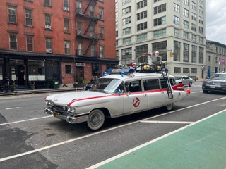 Ecto-1 on the street